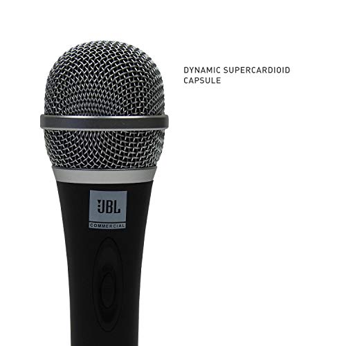 JBL Commercial CSHM10 Handheld Dynamic XLR Unidirectional Microphone With On/Off Switch (Cable Not Included) Black, Medium JBL Commercial CSHM10 Handheld Dynamic XLR Unidirectional Microphone With On/Off Switch (Cable Not Included) Black, Medium