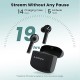 Ambrane NeoBuds 33 True Wireless in Ear Earbuds with Mic, 19 Hours Total Playtime, High Bass  (Black)