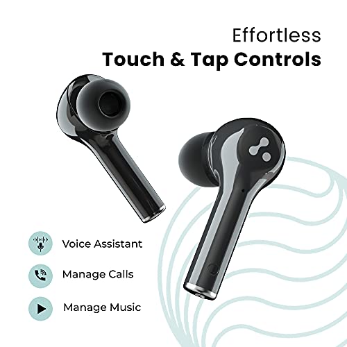 Ambrane NeoBuds 33 True Wireless in Ear Earbuds with Mic, 19 Hours Total Playtime, High Bass (Black) Ambrane NeoBuds 33 True Wireless in Ear Earbuds with Mic, 19 Hours Total Playtime, High Bass (Black)