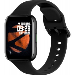ZEBRONICS Zeb-Fit1220CH Smart Fitness Watch (Black Rim + Black Strap)