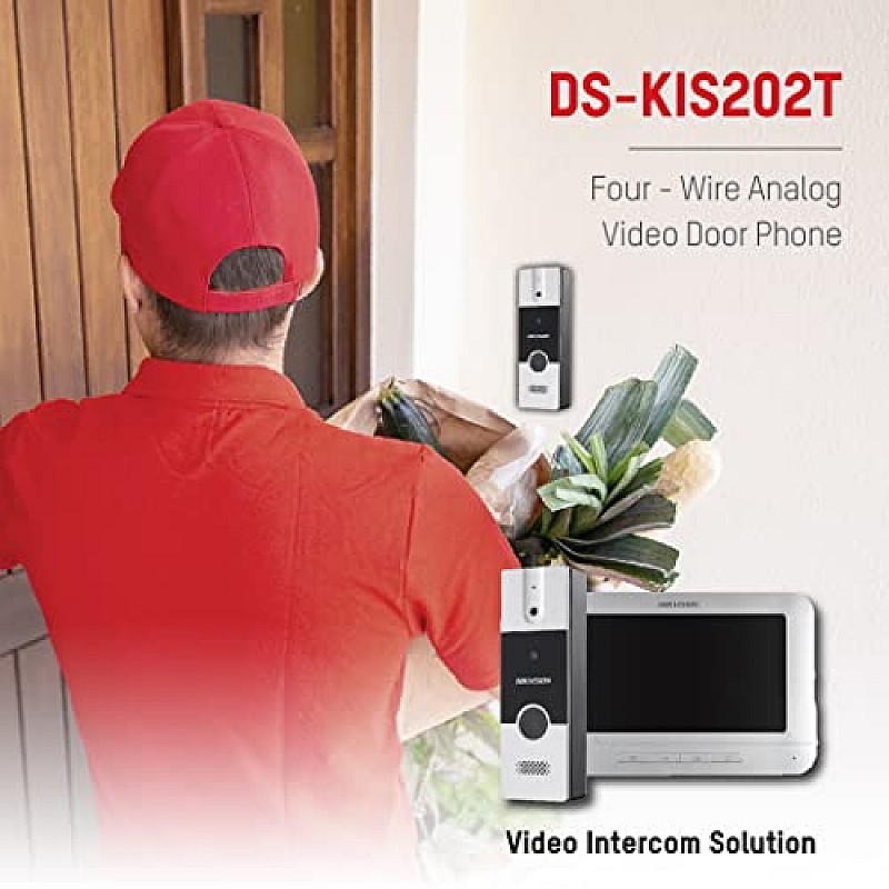 HIKVISION IP Based Wireless Video Door Phone-Bell 7-inch Colorful TFT Screen|Resolution 1080p