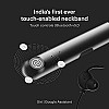 Noise Flair Bluetooth Wireless in Ear Earphones with Mic Dual Smart with Touch  (Carbon Black)