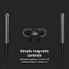 Noise Flair Bluetooth Wireless in Ear Earphones with Mic Dual Smart with Touch  (Carbon Black)