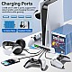 Oivo Ps5 Stand Suction Cooling Station With AC Adapter Ps5 Controller 