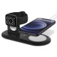 Spigen Mag Fit Duo 2 in 1 mobile stand Compatible with MagSafe Charger Stand for - Black
