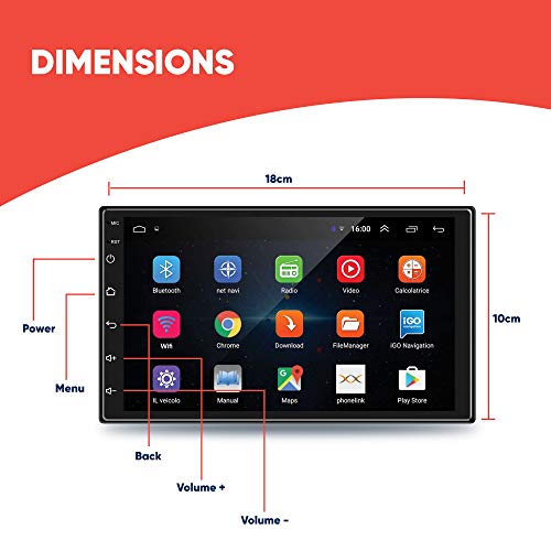 Godryft 7 Inch Full HD 1080P Touch Screen Ultra IPS Display with 1GB RAM 16GB ROM Car Multimedia Player Godryft 7 Inch Full HD 1080P Touch Screen Ultra IPS Display with 1GB RAM 16GB ROM Car Multimedia Player