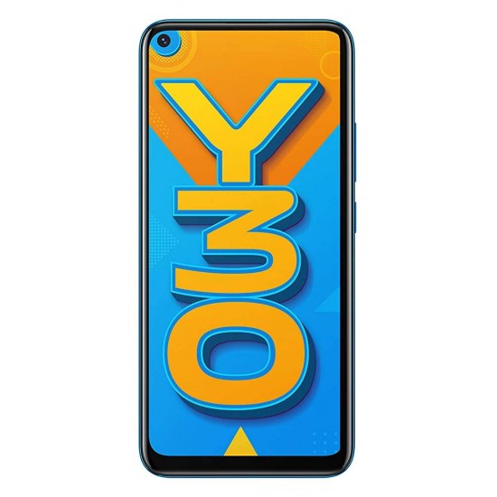 Vivo Y30 (Dazzle Blue, 6GB RAM, 128GB ROM)  Refurbished