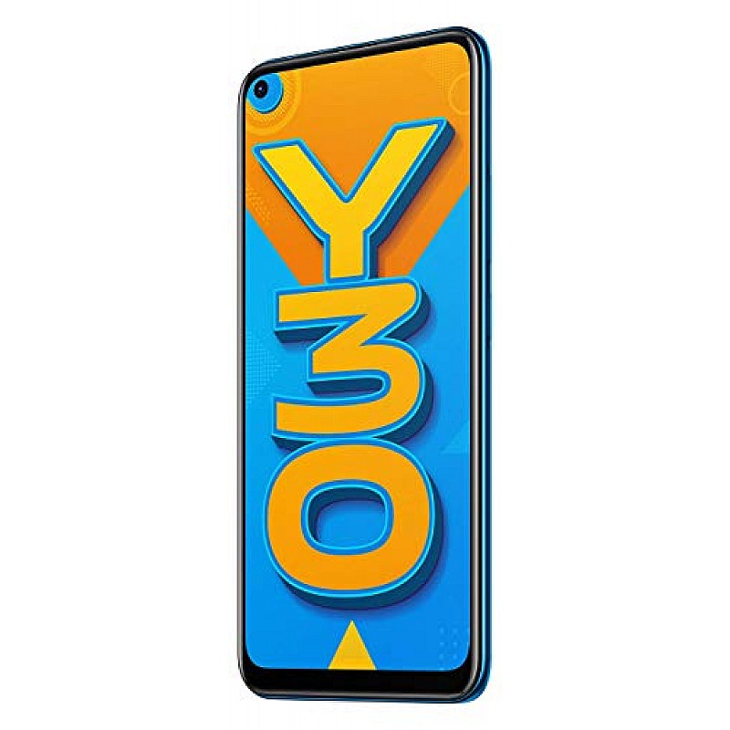 Vivo Y30 (Dazzle Blue, 6GB RAM, 128GB ROM)  Refurbished