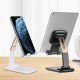 AIRTREE Folding Desktop Adjustable Cell Phone Stand, Foldable Portable Metal Phone Stand Phone Holder for Desk, Desktop Tablet Stand 