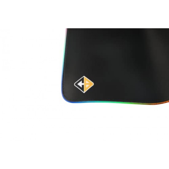 Cosmic Byte Equinox RGB Mousepad with 4 Port USB Hub, 1000x300x4MM (Black)