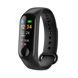 Crystal Digital M3 Band Heart Rate Monitor OLED Display Waterproof Sports Health Activity Fitness SmartBand Smartband Bracelet