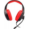 Zebronics ZEB-RUSH Premium Wired Gaming On Ear Headphone with RGB LED Red