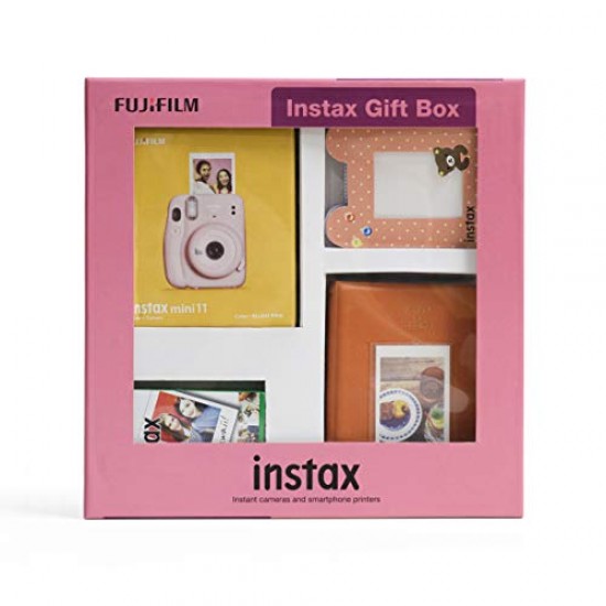 Fujifilm Instax Mini 11 Instant Camera (Sky Blue) Gift Box with 10 Shots