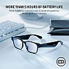 Razer Anzu Smart Glasses Blue Light Filtering Built-in Mic and Speakers Black RZ82-03630200-R3M1