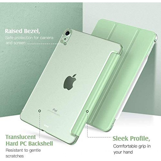 MOCA iPad Air 5th Generation Case 2022 iPad Air 4th 2020 Case 10.9 Inch, Cover Cases for iPad Light Green