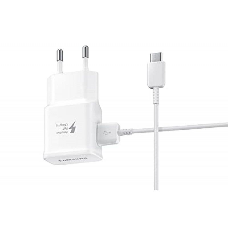 Samsung Original 15W Single Port, USB-A Charger (Cable Included), White