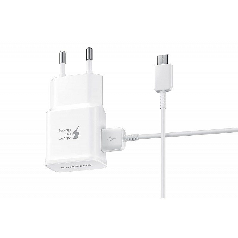 Samsung Original 15W Single Port, USB-A Charger (Cable Included), White