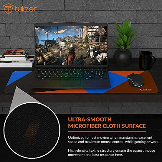 Tukzer Retro Extended Gaming Mouse Pad