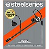 SteelSeries Tusq Wired in Ear Earphones with mic for Mobile Gaming, Detachable Boom (Black)