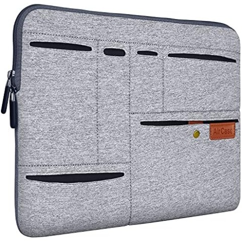 AirCase C74-15.6 Inch Protective Laptop Bag Sleeve Case Cover for Men and Women (Grey) AirCase C74-15.6 Inch Protective Laptop Bag Sleeve Case Cover for Men and Women (Grey)
