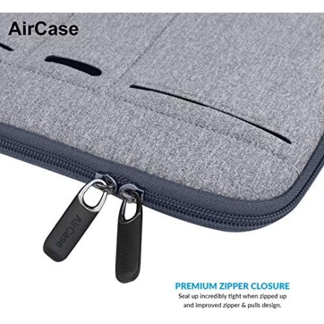AirCase C74-15.6 Inch Protective Laptop Bag Sleeve Case Cover for Men and Women (Grey) AirCase C74-15.6 Inch Protective Laptop Bag Sleeve Case Cover for Men and Women (Grey)