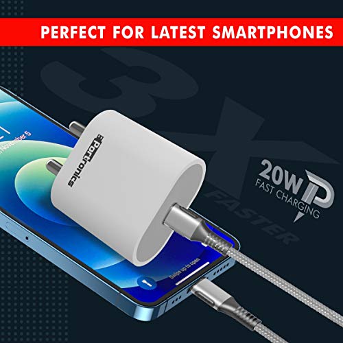 Portronics Adapto 20 Type C 20W Fast PD/Type C Adapter Charger with Fast Charging Portronics Adapto 20 Type C 20W Fast PD/Type C Adapter Charger with Fast Charging
