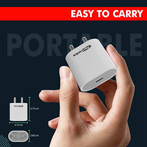 Portronics Adapto 20 Type C 20W Fast PD/Type C Adapter Charger with Fast Charging Portronics Adapto 20 Type C 20W Fast PD/Type C Adapter Charger with Fast Charging