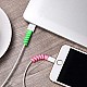 LAPSTER Spiral Charger Spiral Charger Cable Protectors for Wires Data Cable Saver Charging Cord Protective Cable Cover Set of 3 (12 Pieces)