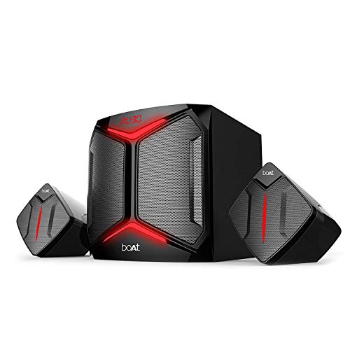 Boat Blitz 2000 100W 2.1 Channel Multimedia Speaker (Premium Black) Boat Blitz 2000 100W 2.1 Channel Multimedia Speaker (Premium Black)