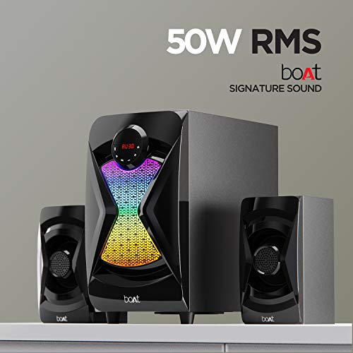 boAt Blitz 1500 50W 2.1 Channel Multimedia Speaker | Black boAt Blitz 1500 50W 2.1 Channel Multimedia Speaker | Black