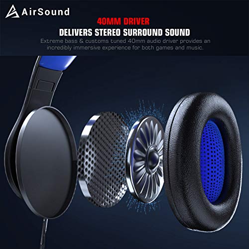 AirSound Alpha-4 Stereo Gaming for Noise Cancelling Wired Over-Ear Headphone (Black) AirSound Alpha-4 Stereo Gaming for Noise Cancelling Wired Over-Ear Headphone (Black)