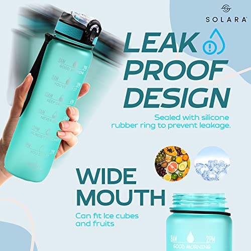 AIrtree Unbreakable Water Bottle with Motivational Time Marker, Water bottle for Gym Office| Mobile app with Drinking water reminder | Orange Teal AIrtree Unbreakable Water Bottle with Motivational Time Marker, Water bottle for Gym Office| Mobile app with Drinking water reminder | Orange Teal