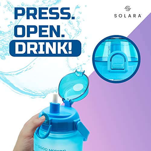 AIrtree Unbreakable Water Bottle with Motivational Time Marker, Water bottle for Gym Office| Mobile app with Drinking water reminder | Orange Teal AIrtree Unbreakable Water Bottle with Motivational Time Marker, Water bottle for Gym Office| Mobile app with Drinking water reminder | Orange Teal