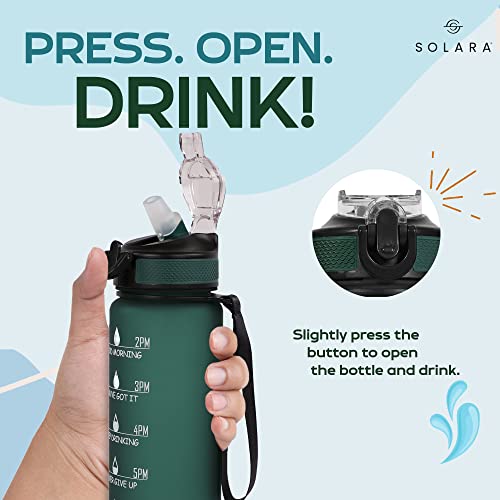 AIrtree Unbreakable Water Bottle with Motivational Time Marker, Water bottle for Gym Office| Mobile app with Drinking water reminder | Orange Teal AIrtree Unbreakable Water Bottle with Motivational Time Marker, Water bottle for Gym Office| Mobile app with Drinking water reminder | Orange Teal