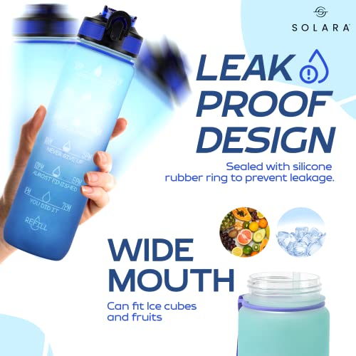 AIrtree Unbreakable Water Bottle with Motivational Time Marker, Water bottle for Gym Office| Mobile app with Drinking water reminder | Orange Teal AIrtree Unbreakable Water Bottle with Motivational Time Marker, Water bottle for Gym Office| Mobile app with Drinking water reminder | Orange Teal