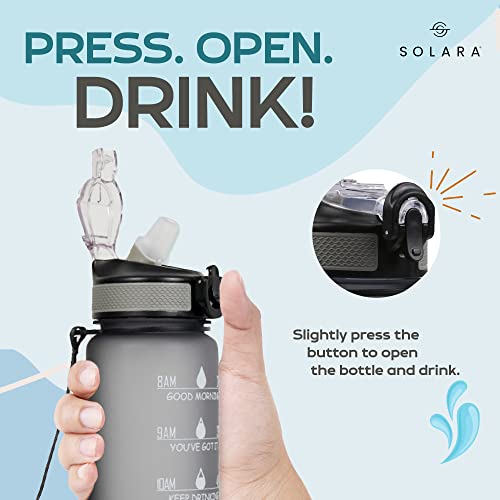 AIrtree Unbreakable Water Bottle with Motivational Time Marker, Water bottle for Gym Office| Mobile app with Drinking water reminder | Orange Teal AIrtree Unbreakable Water Bottle with Motivational Time Marker, Water bottle for Gym Office| Mobile app with Drinking water reminder | Orange Teal