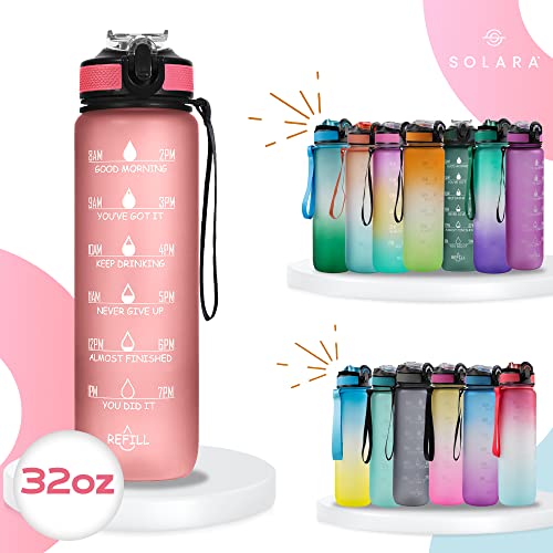 AIrtree Unbreakable Water Bottle with Motivational Time Marker, Water bottle for Gym Office| Mobile app with Drinking water reminder | Orange Teal AIrtree Unbreakable Water Bottle with Motivational Time Marker, Water bottle for Gym Office| Mobile app with Drinking water reminder | Orange Teal