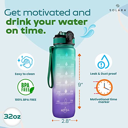 AIrtree Unbreakable Water Bottle with Motivational Time Marker, Water bottle for Gym Office| Mobile app with Drinking water reminder | Orange Teal AIrtree Unbreakable Water Bottle with Motivational Time Marker, Water bottle for Gym Office| Mobile app with Drinking water reminder | Orange Teal