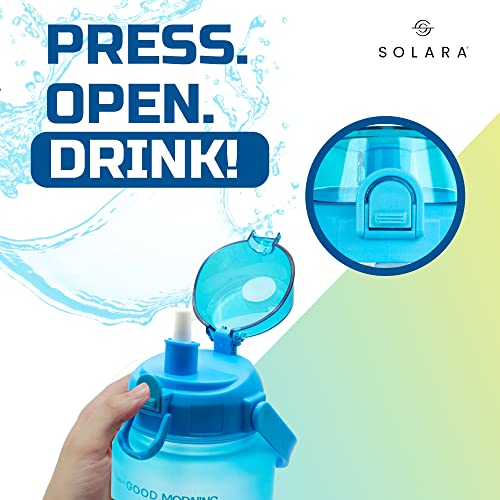 AIrtree Unbreakable Water Bottle with Motivational Time Marker, Water bottle for Gym Office| Mobile app with Drinking water reminder | Orange Teal AIrtree Unbreakable Water Bottle with Motivational Time Marker, Water bottle for Gym Office| Mobile app with Drinking water reminder | Orange Teal