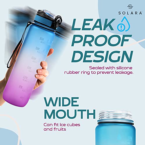 AIrtree Unbreakable Water Bottle with Motivational Time Marker, Water bottle for Gym Office| Mobile app with Drinking water reminder | Orange Teal AIrtree Unbreakable Water Bottle with Motivational Time Marker, Water bottle for Gym Office| Mobile app with Drinking water reminder | Orange Teal