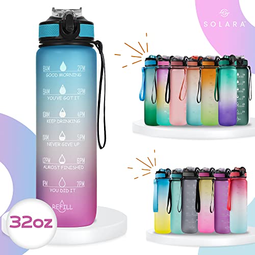 AIrtree Unbreakable Water Bottle with Motivational Time Marker, Water bottle for Gym Office| Mobile app with Drinking water reminder | Orange Teal AIrtree Unbreakable Water Bottle with Motivational Time Marker, Water bottle for Gym Office| Mobile app with Drinking water reminder | Orange Teal