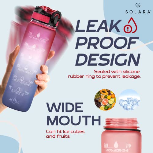 AIrtree Unbreakable Water Bottle with Motivational Time Marker, Water bottle for Gym Office| Mobile app with Drinking water reminder | Orange Teal AIrtree Unbreakable Water Bottle with Motivational Time Marker, Water bottle for Gym Office| Mobile app with Drinking water reminder | Orange Teal