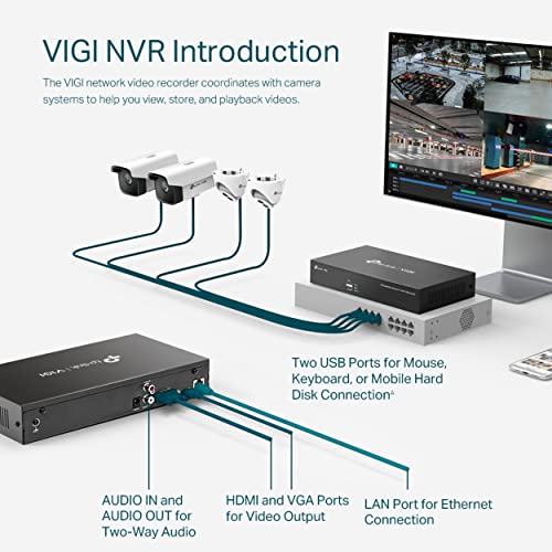 TP-Link VIGI NVR1008H VIGI 8 Channel Network Video Recorder | H.265+ | 80 Mbps Video Access Bandwidth TP-Link VIGI NVR1008H VIGI 8 Channel Network Video Recorder | H.265+ | 80 Mbps Video Access Bandwidth