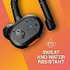 Skullcandy Push Active in-Ear Wireless Earbuds, 43 Hr Battery, Skull-iQ, Alexa Enabled Black Orange