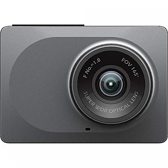 Yi Smart Dashcam 2.7" Screen Full HD 1080P60 165 Wide Angle Dashboard Camera, WDR, Loop Recording, Grey