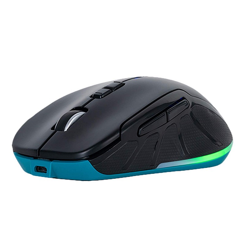 Live Tech Swift Bluetooth & 2.4G Inbuilt Rechargeable Battery Wireless Mouse, Bluetooth V5.0, (Black)