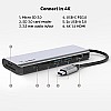 Belkin USB C Hub, 7-in-1 MultiPort Adapter Dock with 4K HDMI 1.4, USB-C PD 3.0, 2X USB-A 3.0 BC1.2, SD 3.0 Card Reader