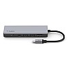 Belkin USB C Hub, 7-in-1 MultiPort Adapter Dock with 4K HDMI 1.4, USB-C PD 3.0, 2X USB-A 3.0 BC1.2, SD 3.0 Card Reader