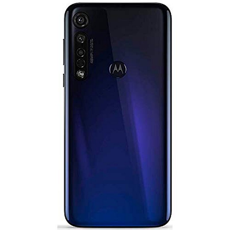 Motorola Moto G8 Plus Phone (Cosmic Blue, 64 GB, 4 GB RAM) Refurbished 