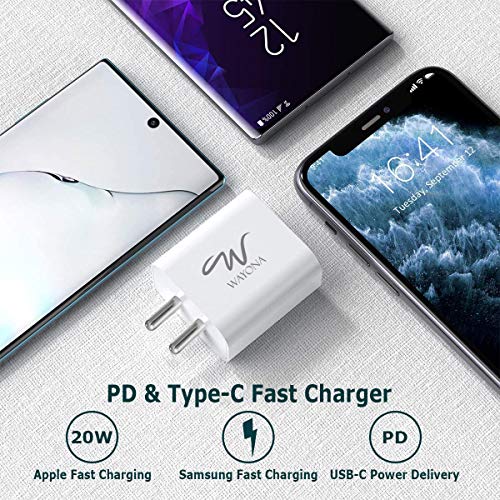 Wayona 20W USB C PD/QC Fast Charging Adapter Compatible for iPhone 15,14,13,12,11,X,8,7,6 Series WHITE Wayona 20W USB C PD/QC Fast Charging Adapter Compatible for iPhone 15,14,13,12,11,X,8,7,6 Series WHITE